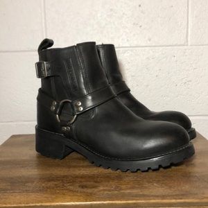 Harley Davidson men’s black riding boots